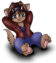 Ken kitty is very brave, no da. He's always the first to explore around and outside, nan no da. And he's got the sharpest claws, no da!