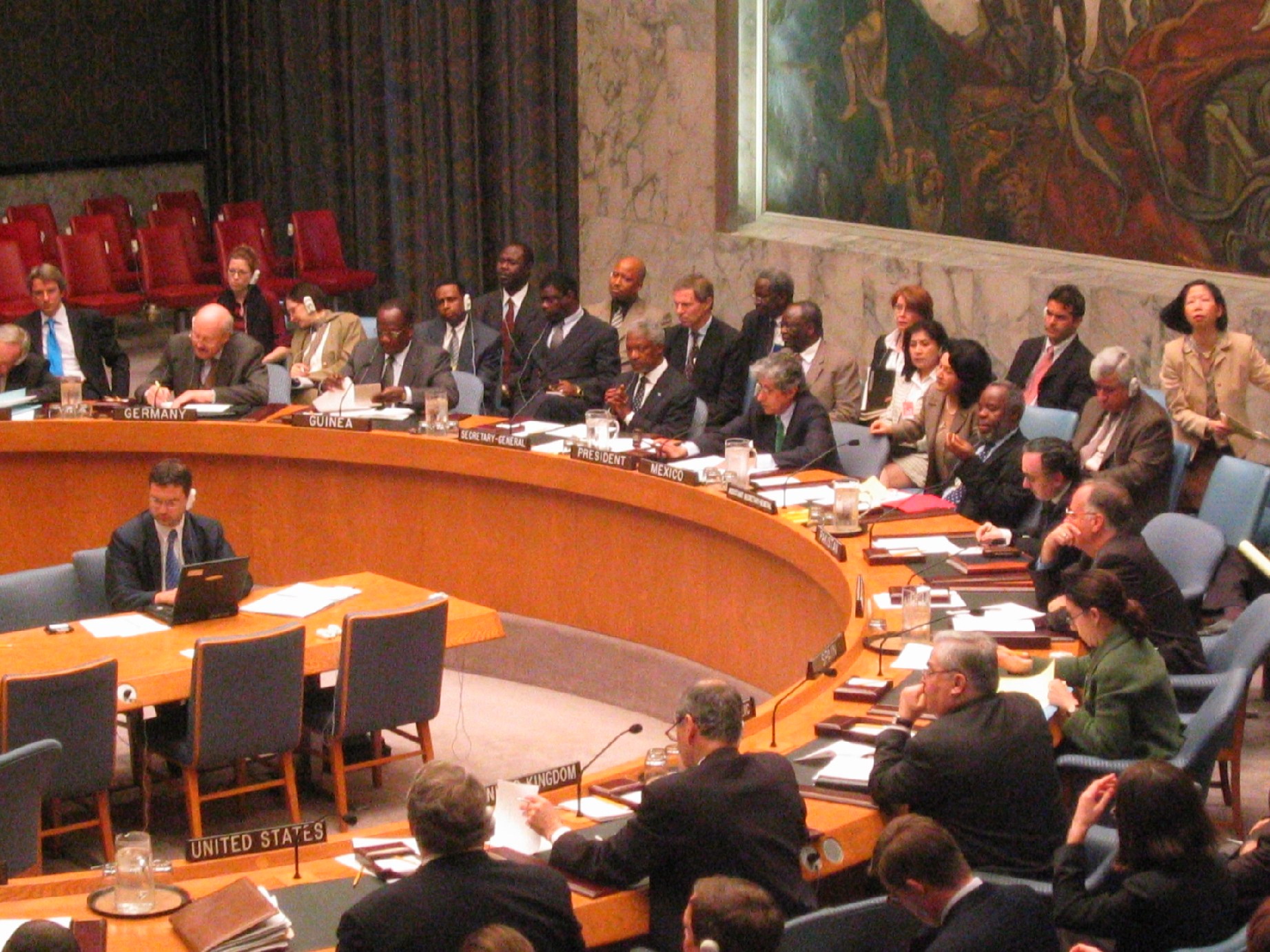 Mexico en la presidencia del Consejo de Seguridad. Abril 2003