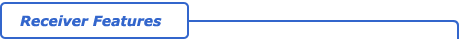 Receiver Features