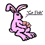 Richelle's go-fish-playing mama rabbit