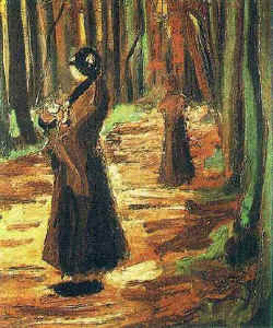 Two Women in the Woods, 1882 