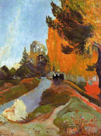Les Alyscamps, Arles, 1888