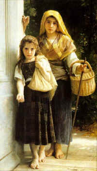 The Little Beggar Girls, 1890