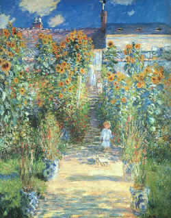 The Artist s Garden at Vtheuil, 1891