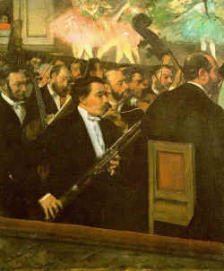 The Orchestra of the Opra, 1870