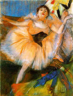 Seated dancer, 1880