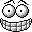 grinning