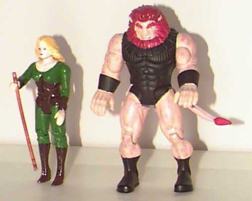 Artemis & Red Lion (5 inch, Wonder Woman & Blastarr)