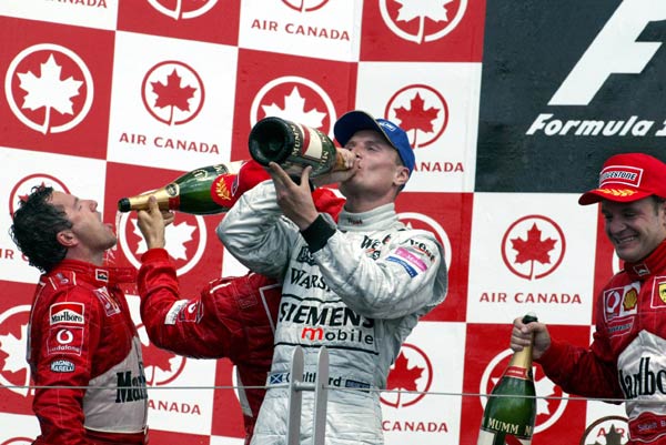 M. SCHUMACHER, D. COULTHARD, R. BARRICHELLO