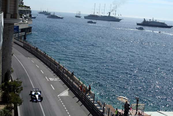 RALF SCHUMACHER IN THE HARBOUR