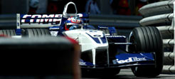 Montoya on track in Monaco 