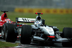 Coulthard on track 