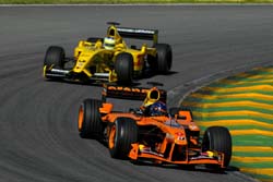 Frentzen on track 