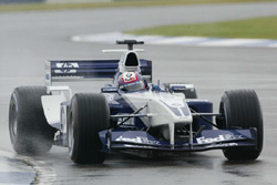Montoya in the wet 