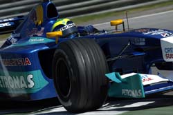 Massa on track 