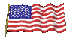Flag on Staff
