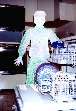 Flat Luke loads the dishwasher. CLICK FOR A LARGER VIEW