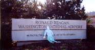 Flat Luke at Ronald Reagon National Airport