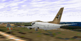 Frontier 737 on final to SFO - Click to start download