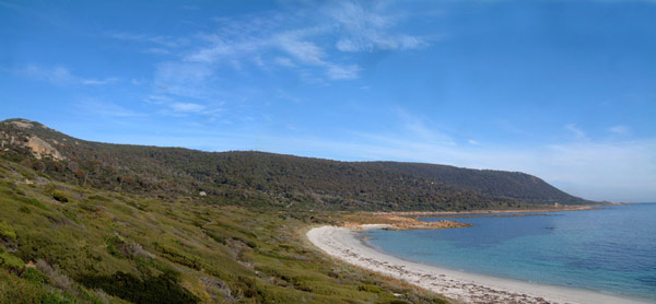 Arnies Bay towards Cape Frankland