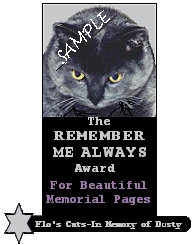 Dusty's award