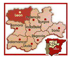 Mapa Castilla Len
