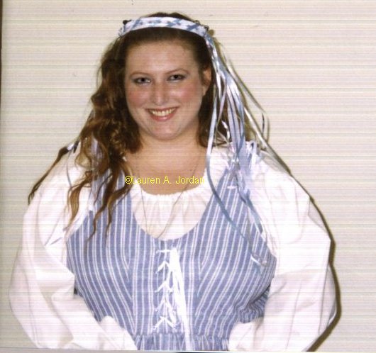 Lauren at Halloween time