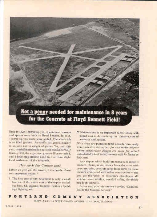1938 Aerial of Floyd Bennett Field