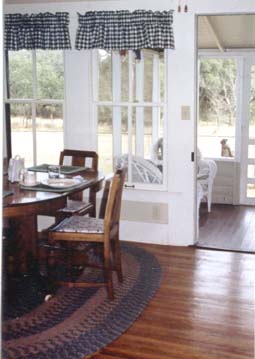 Breakfast is delivered each morning at 8:30 a.m. Host are willing to cater to special requests. Enjoy your breakfast at the antique kitchen table or on the screen porch while watching the deer and other wildlife.