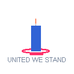 united we stand candle image