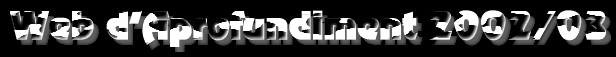 WEB D'APROFUNDIMENT 2002-03