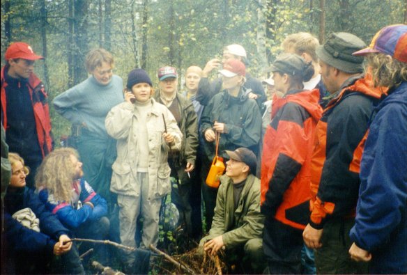 Soitimme Tapille syntt�rionnittelut Karsikkokj�rvelt�