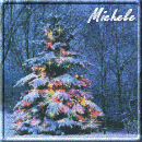 Christmas quilt square by: Michele 