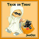 Halloween Quilt square by:Jan Dee
