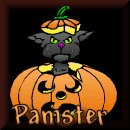 Halloween Quilt square by:Pamster
