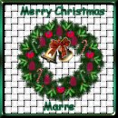 Christmas quilt square by: Maree