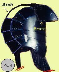 The 'head spline w/ cheeks' are attached, and two more back-of-head scales.