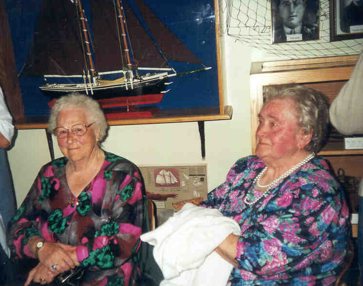 Elizabeth Maher and Maude Kelly, their fathers died in the Annie Healy