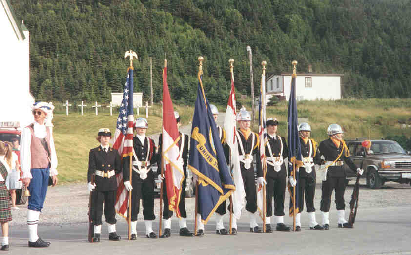 American Servicemen in 1st Fox Harbour Festival