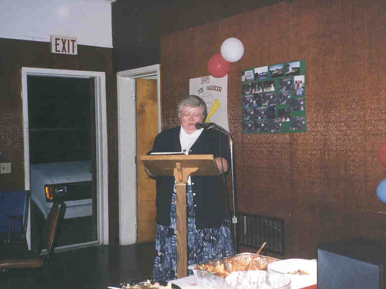 Sister Elizabeth Davis is a speaker at the Fox Harbour Festival