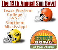 1954 Sun Bowl Poster