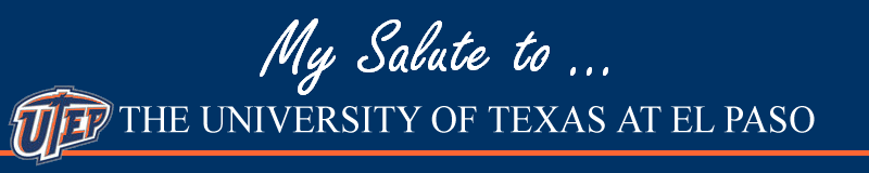 My salute to the UTEP Miners