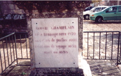 plaque Champlain