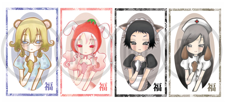 Lucky Lolita Key Chain Set