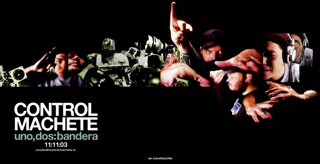 Control Machete uno,dos: bandera