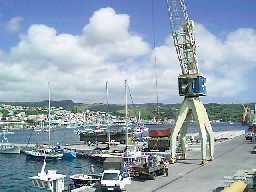 Panor�mica do Porto da Horta