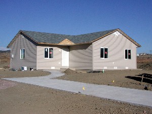 Exterior finished