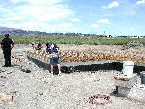 Floor Joists are laid in