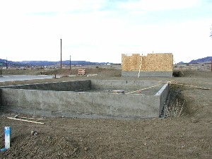 Stem Wall Forms off - Lot 842
