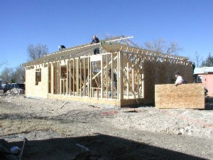 Rear view looking North West